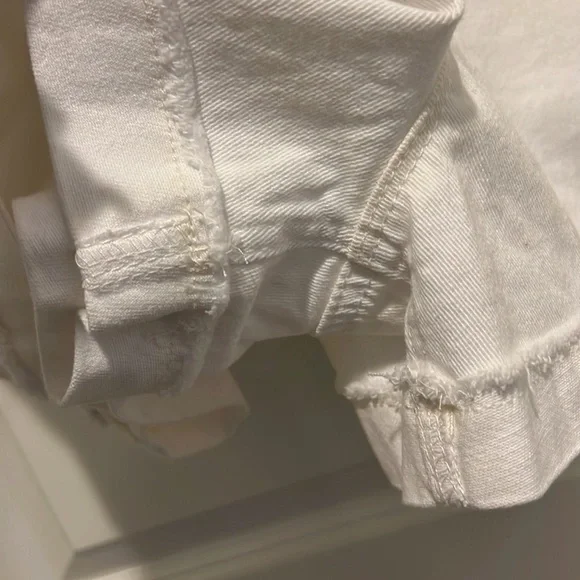 Wallflower White Short Overalls Size L - Picture 10 of 16